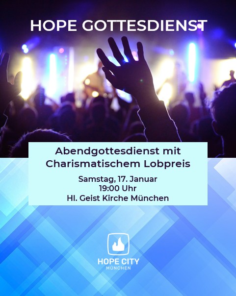 Flyer HOPE Gottesdienst Januar 2026