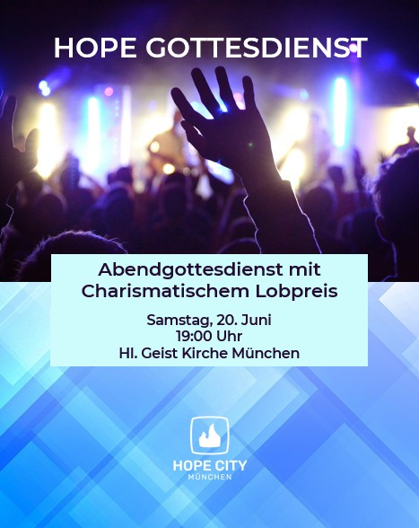 Flyer HOPE Gottesdienst Juni 2026
